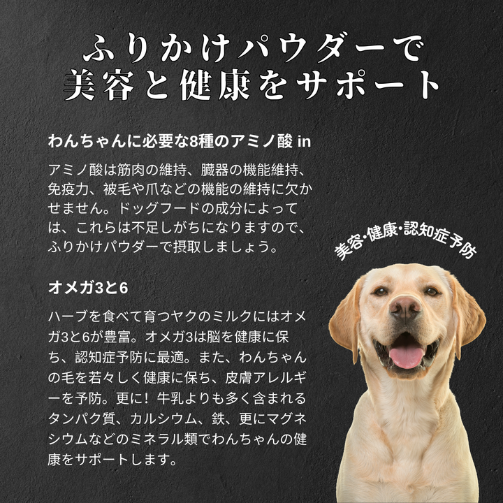 LAMAKENO® ラマ家のヤクミルクチーズ ふりかけパウダー100g 真空パックでお届け 送料無料